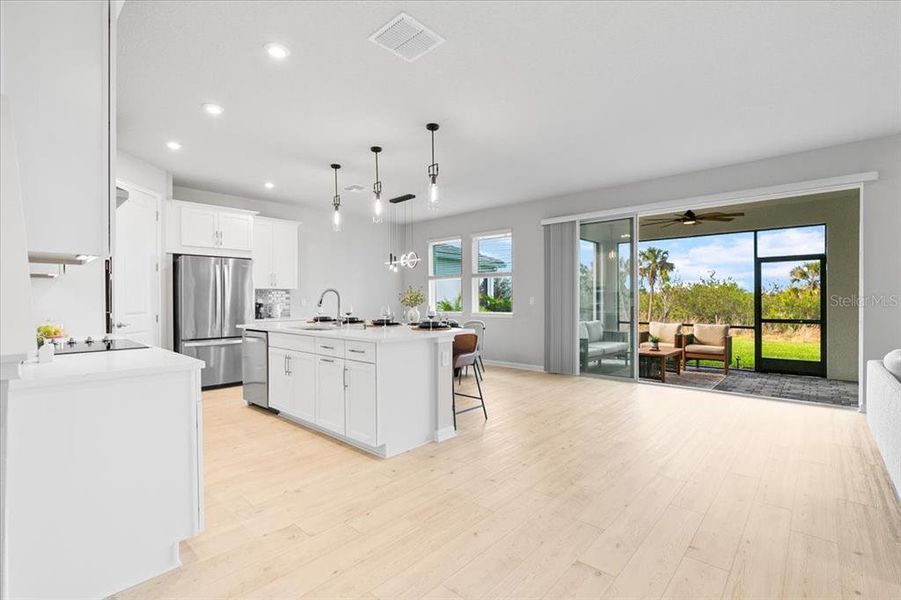 Furnished interior view inside a new home in Sunstone at Wellen Park, Venice (Image 6).