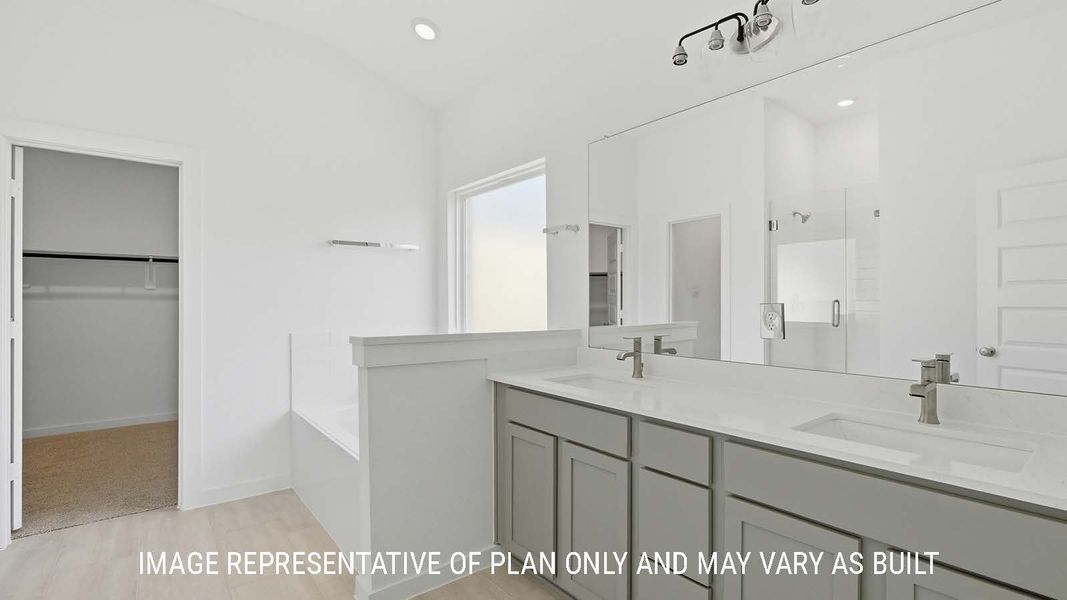 Furnished interior view inside a new home in The Woods, Lumberton (Image 8).