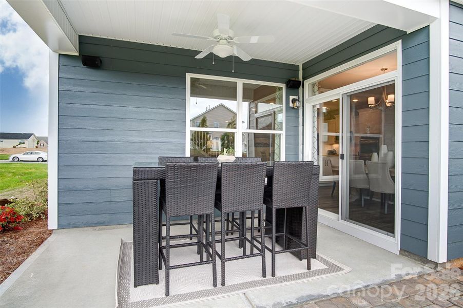 Exterior details and patio area of a home in , Bostic (Image 1). Exterior details and patio area of a home in , Bostic (Image 1).