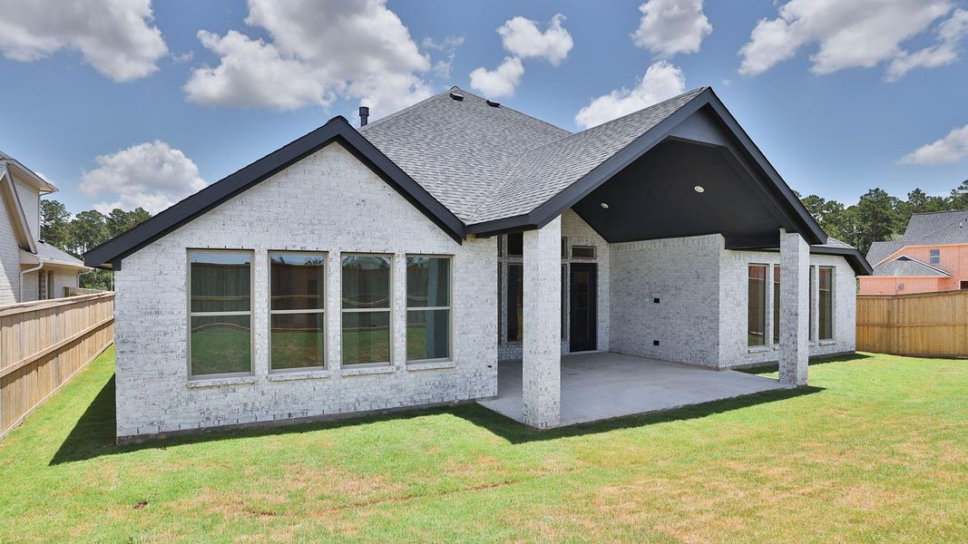 Exterior details and patio area of a home in Audubon, Magnolia (Image 4).