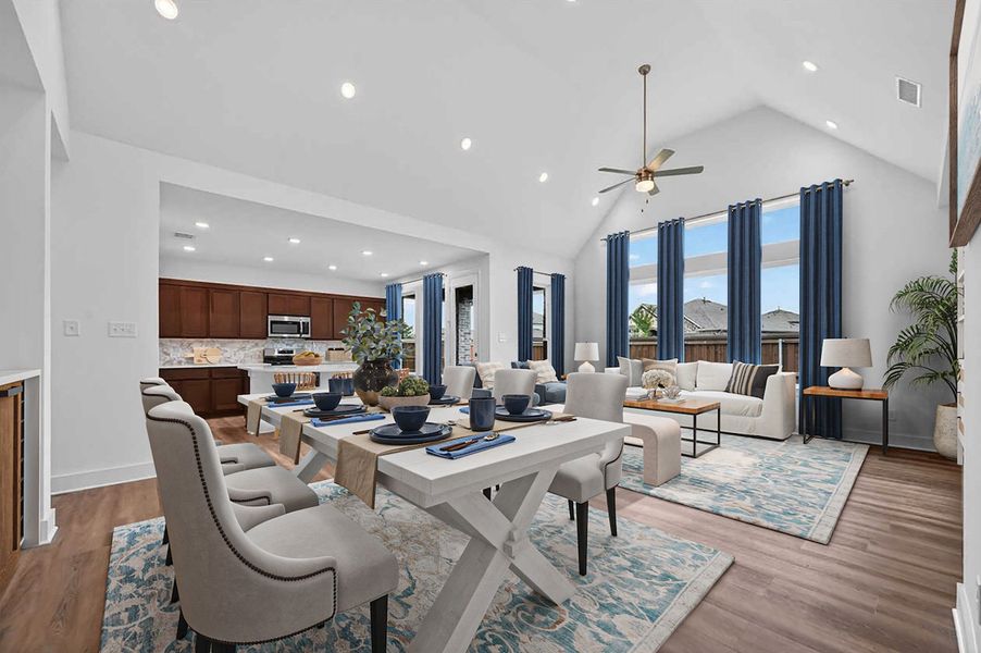 Kitchen/Family Room/Dining Room