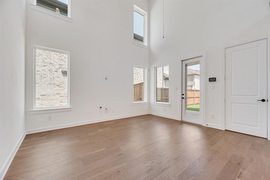 Spacious, unfurnished interior of a new home in Light Farms Brenham - 40' Lots, Celina (Image 36).