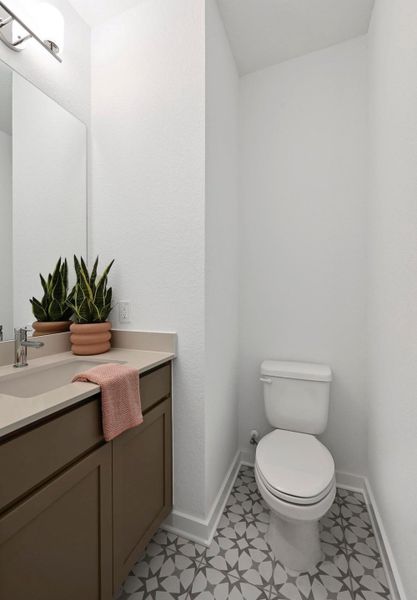 Furnished interior view inside a new home in , Buda (Image 12).