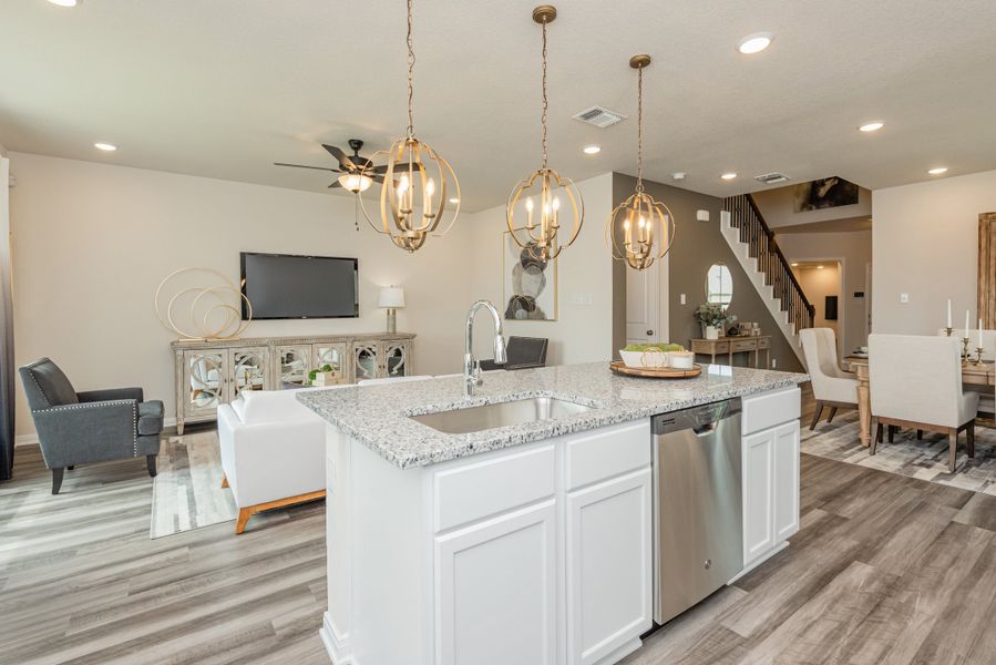 Representative furnished interior of a home built from the The 2516 by Stylecraft Builders in Arroyo Ranch, Seguin (Image 7).