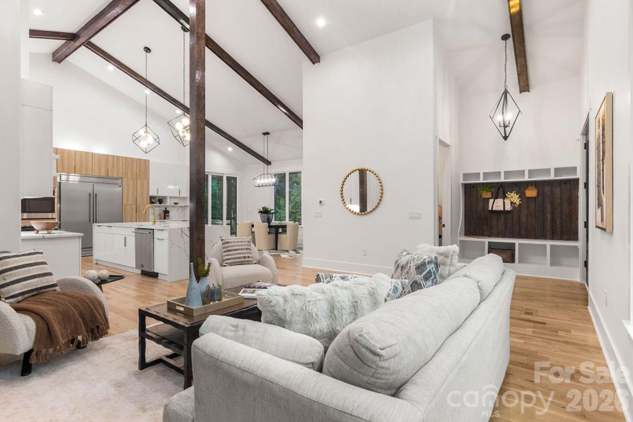 Furnished interior view inside a new home in , Charlotte (Image 7).