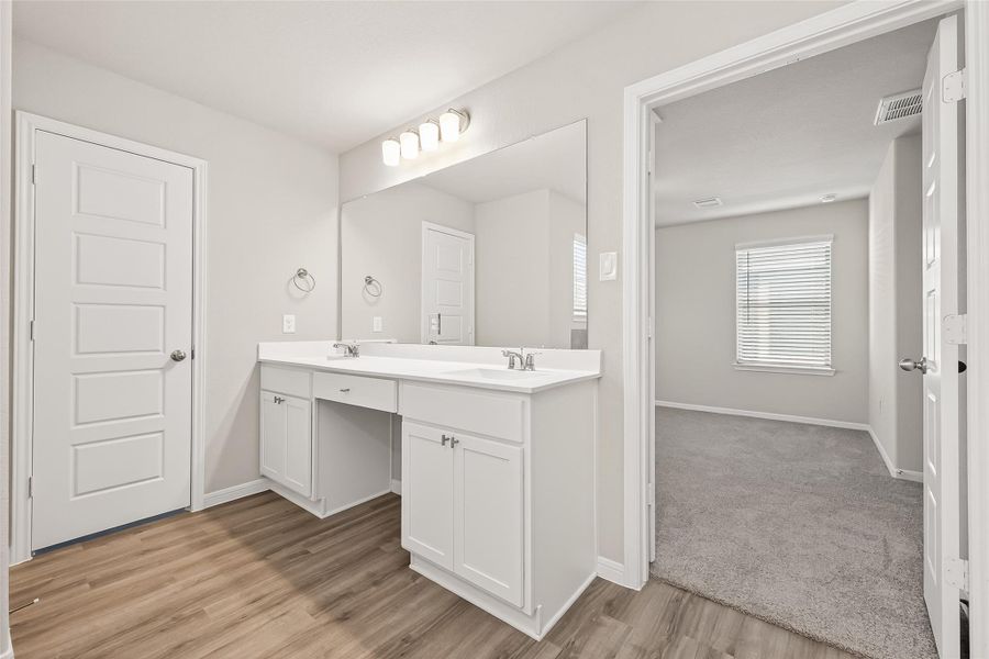 Furnished interior view inside a new home in Woodland Lakes, Houston (Image 13).