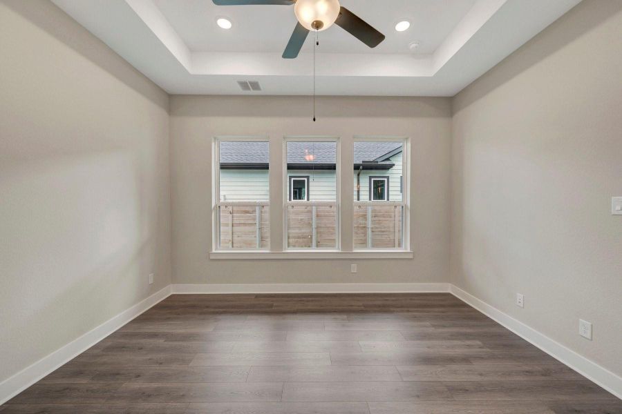 Spacious, unfurnished interior of a new home in Two Step Farm - Landmark Row Collection, Montgomery (Image 17). Spacious, unfurnished interior of a new home in Two Step Farm - Landmark Row Collection, Montgomery (Image 17).