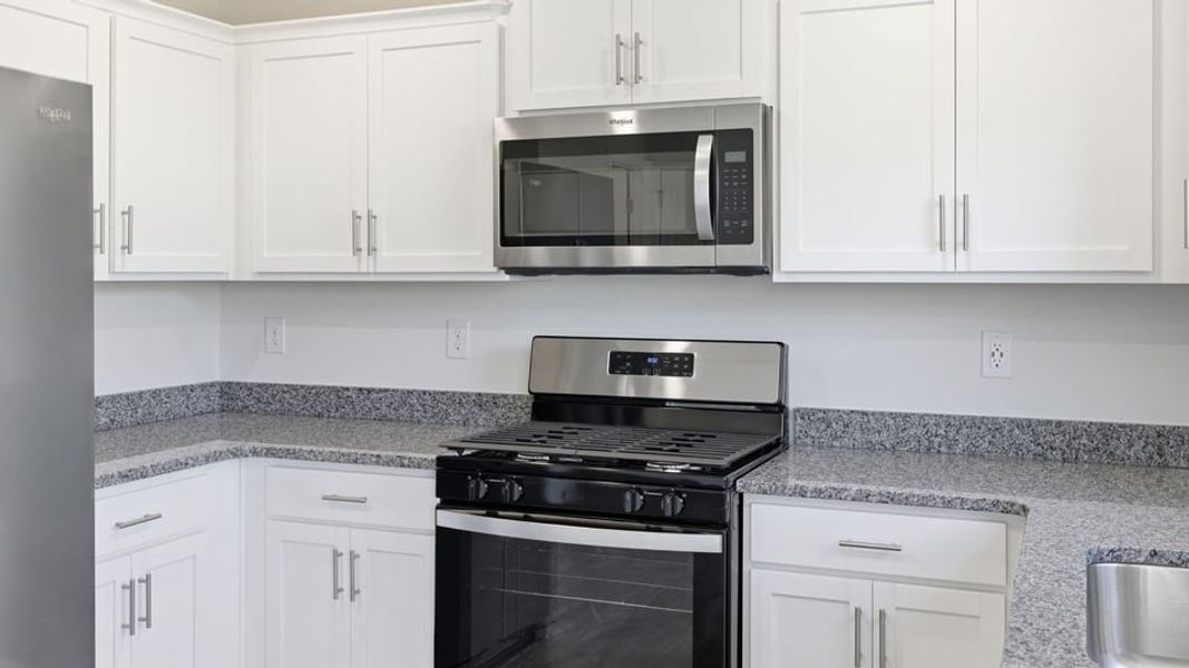 Furnished interior view inside a new home in Lightwood Cottages, Moore (Image 10).