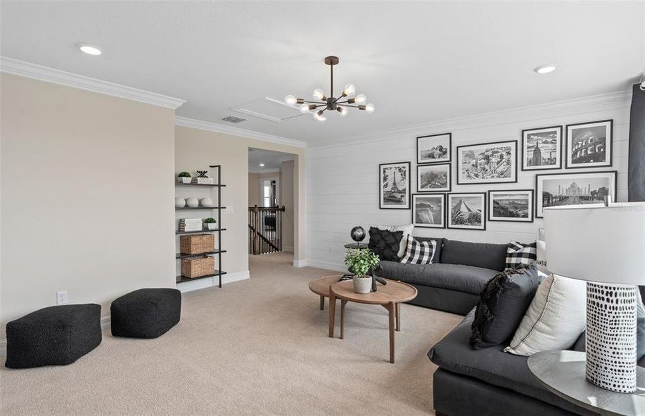 Furnished interior view inside a new home in Winter Grove, Winter Garden (Image 32).