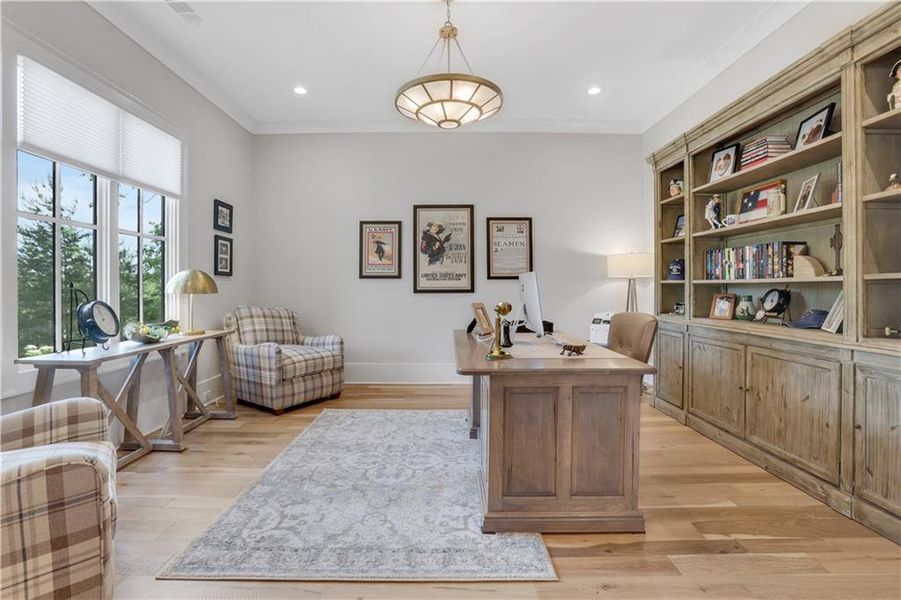 Furnished interior view inside a new home in , Dahlonega (Image 7).