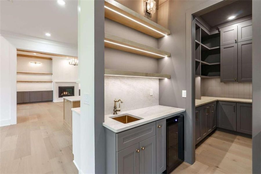 Furnished interior view inside a new home in , Monroe (Image 16).