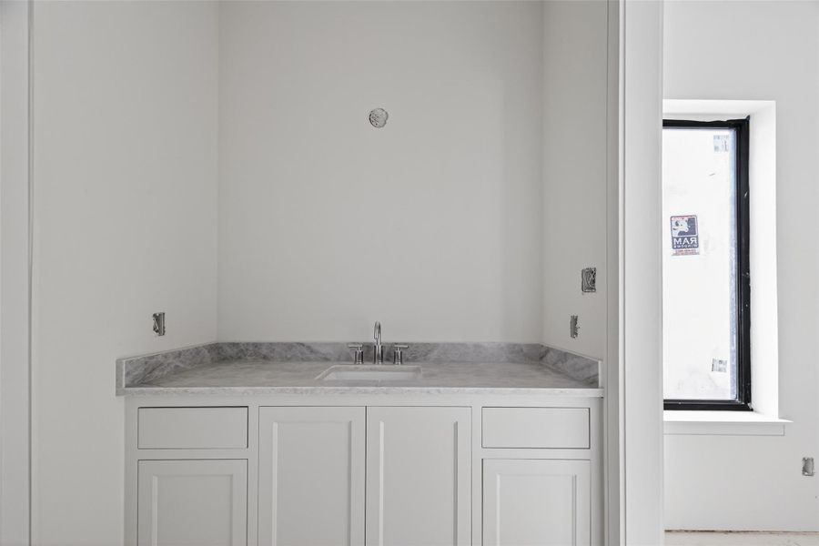 Each secondary bedroom has their own vanity area