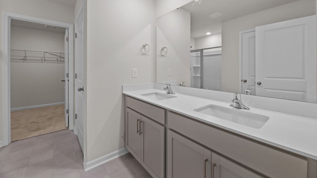 Furnished interior view inside a new home in Bedford Place, Wilson (Image 8).