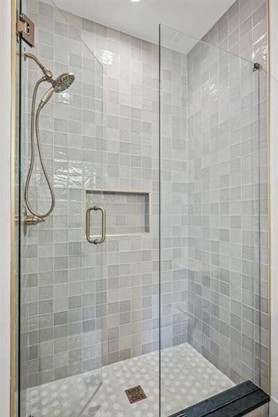 Close-up of interior finishes inside a home in , Atlanta (Image 17).