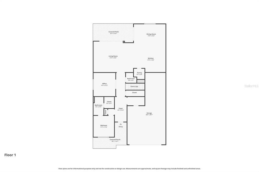 2D floor plan layout of this home in , Valrico, FL (Image 5).