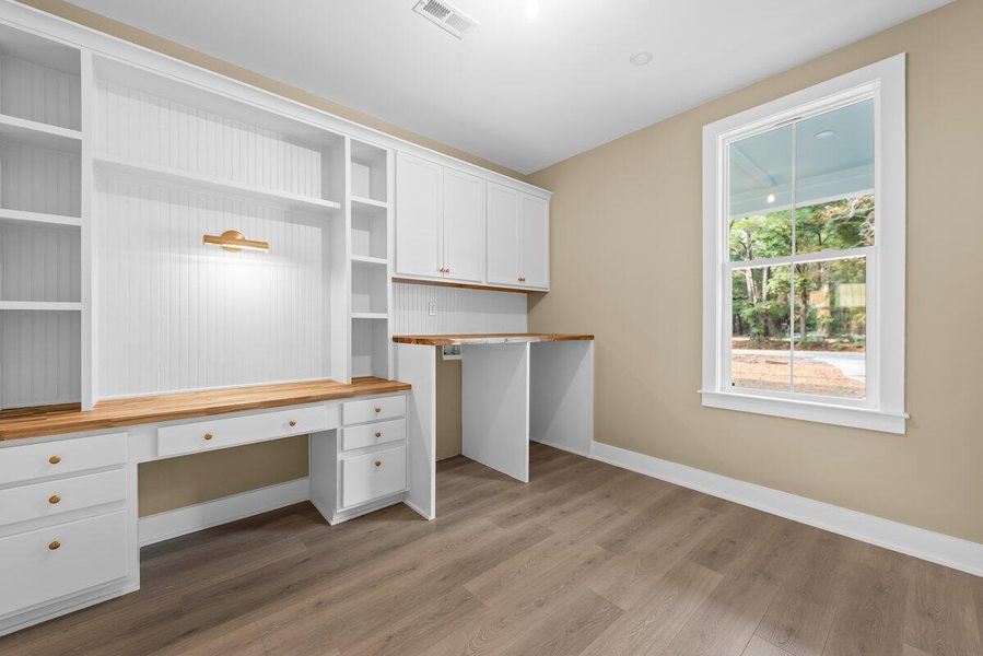 Furnished interior view inside a new home in , Awendaw (Image 9).