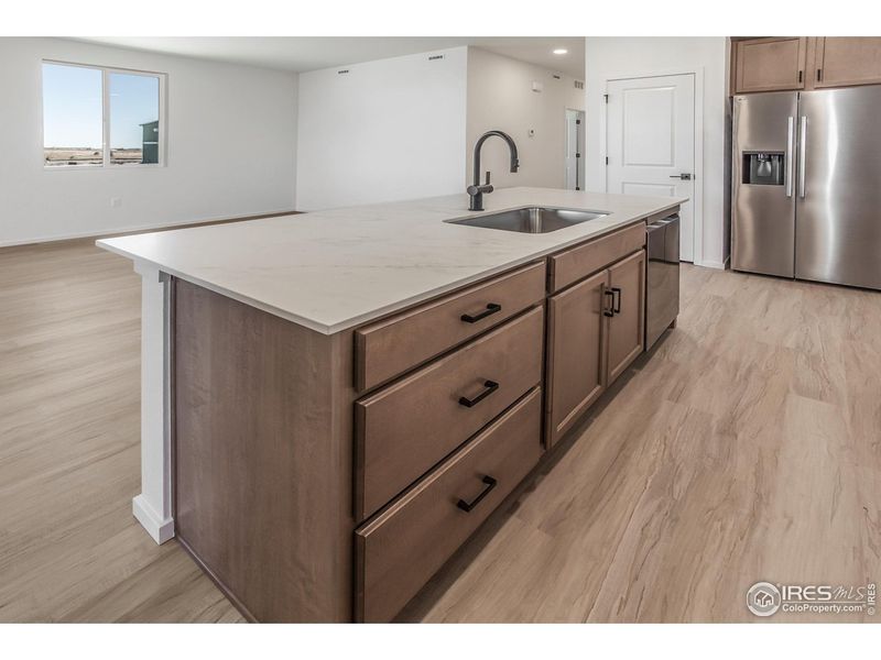 Close-up of interior finishes inside a home in Bloom Trailblazer Collection - Single Family Homes, Fort Collins (Image 18).