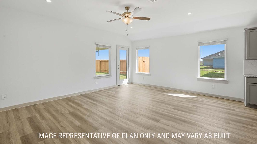 Representative unfurnished interior of a home built from the Lakeway by D.R. Horton in Reserve at Mallard Lakes, Orange (Image 15).
