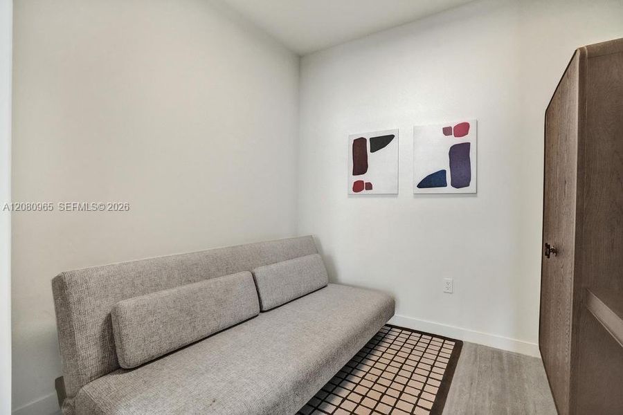 Furnished interior view inside a new home in , Miami (Image 10).