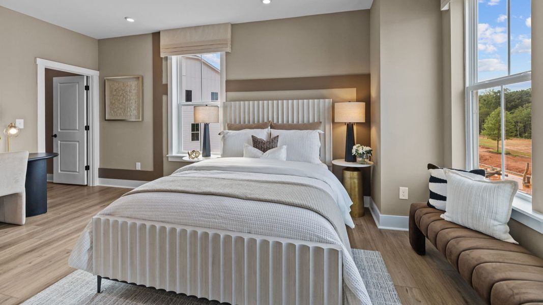 The Landon by DRB Homes in Greenway Overlook Charlotte NC - Bedroom 2 The Landon by DRB Homes in Greenway Overlook Charlotte NC - Bedroom 2