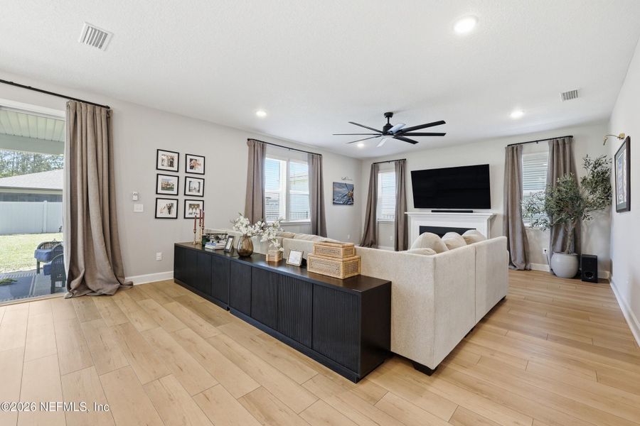 Furnished interior view inside a new home in Tributary, Yulee (Image 10).