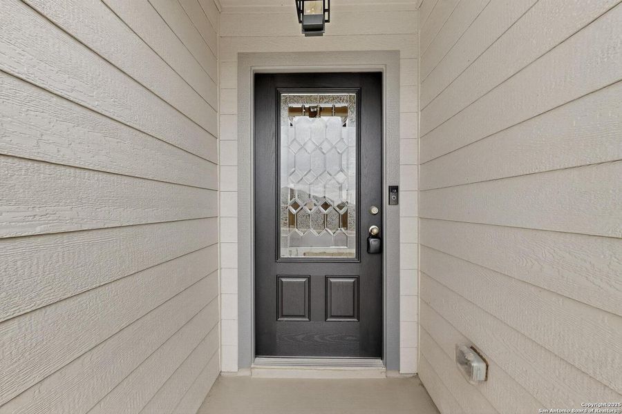 Exterior details and patio area of a home in Savannah Place, San Antonio (Image 18). Exterior details and patio area of a home in Savannah Place, San Antonio (Image 18).