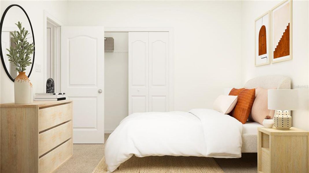 Furnished interior view inside a new home in Trailhead Landing: Trailhead Landing 50s, Alachua (Image 18).