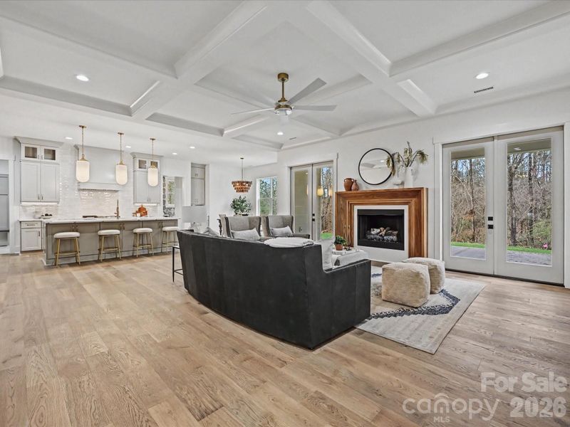 Furnished interior view inside a new home in , Clover (Image 19).