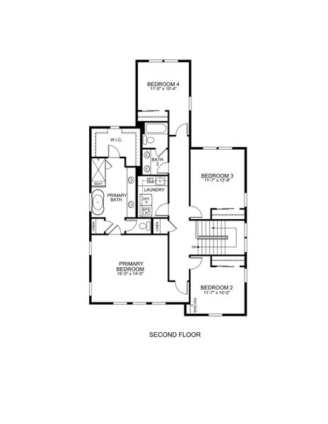 2D floor plan layout of this home in West Grange, Longmont, CO (Image 4).