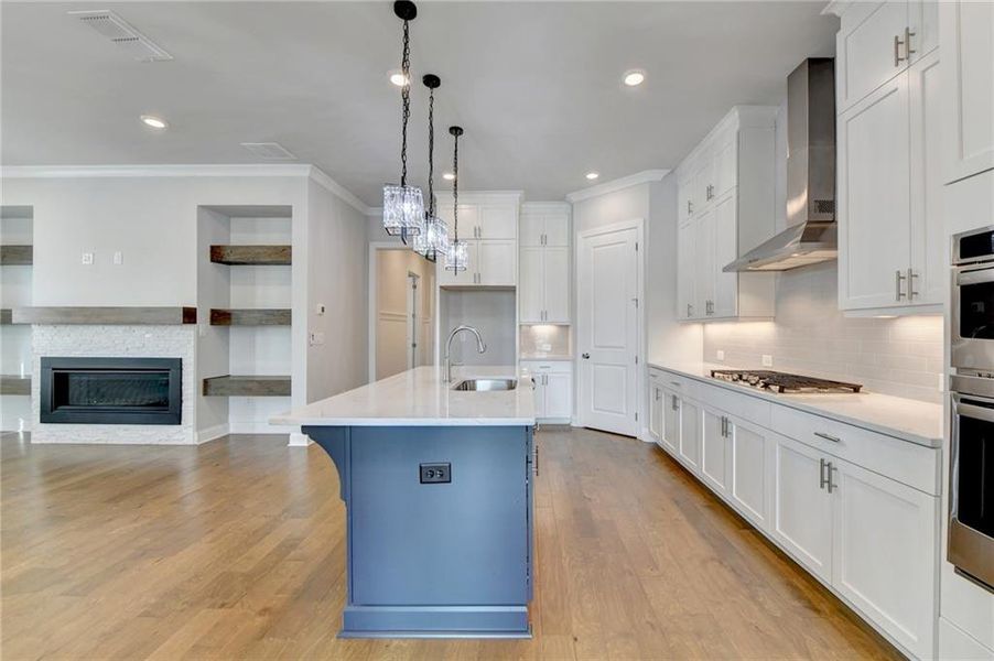 Furnished interior view inside a new home in , Buford (Image 33).