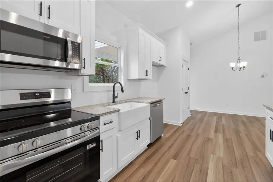 Furnished interior view inside a new home in , Cedartown (Image 8).