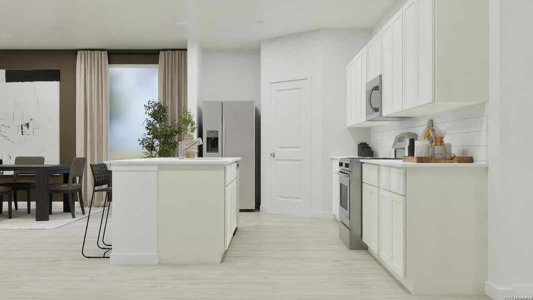 Furnished interior view inside a new home in Voss Farms, New Braunfels (Image 27).