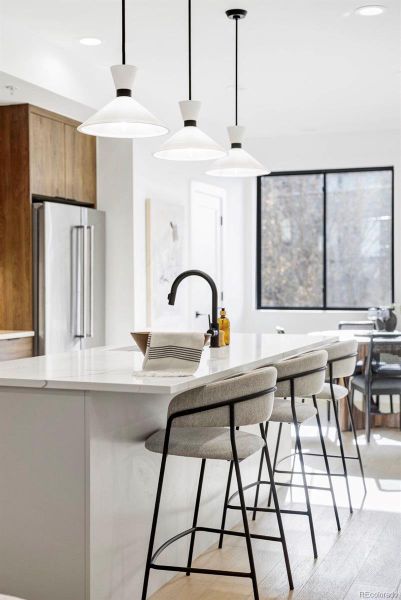 Furnished interior view inside a new home in , Denver (Image 25).