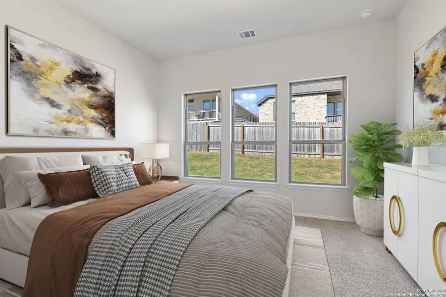Furnished interior view inside a new home in Ladera, San Antonio (Image 7). Furnished interior view inside a new home in Ladera, San Antonio (Image 7).
