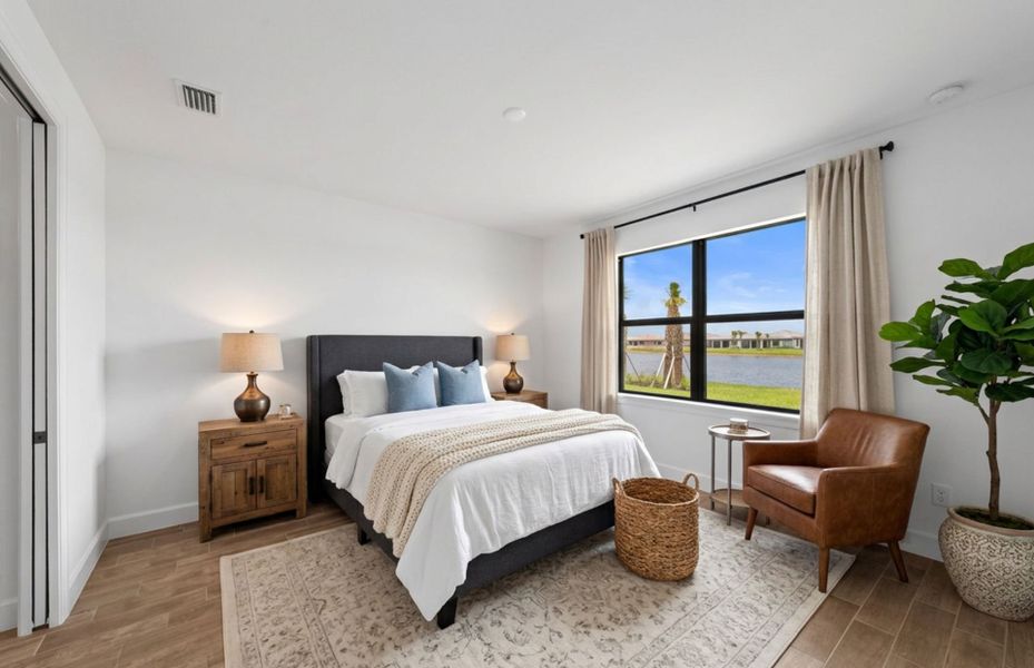Furnished interior view inside a new home in Del Webb Naples, Ave Maria (Image 5).