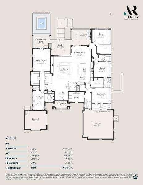 2D floor plan layout of this home in , Gainesville, GA (Image 2).