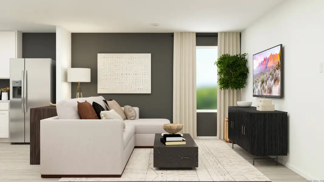 Furnished interior view inside a new home in Sapphire Grove, San Antonio (Image 16).