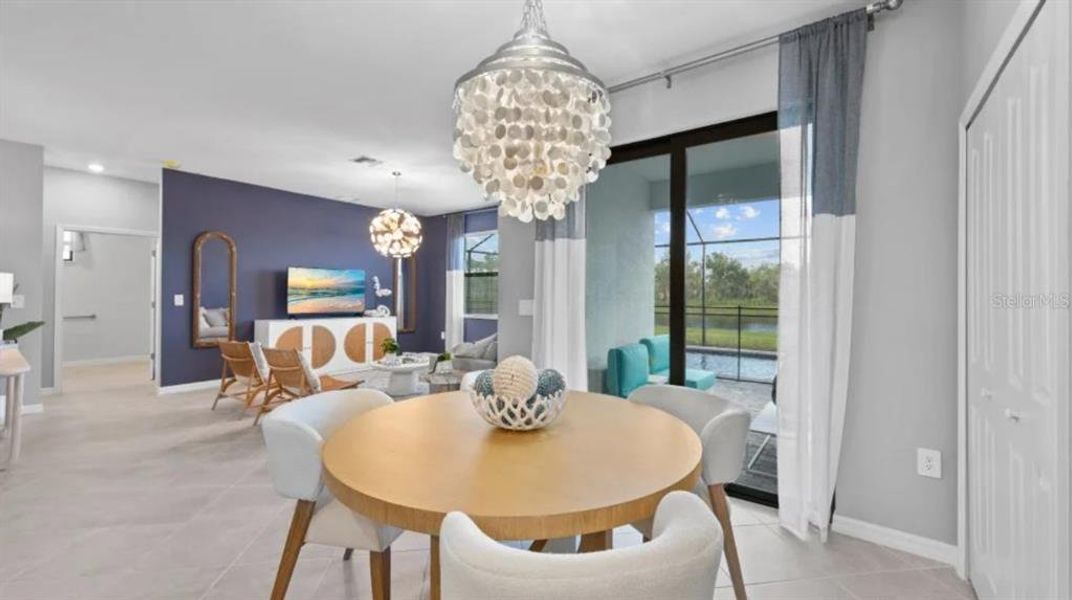 Furnished interior view inside a new home in , Venice (Image 23).