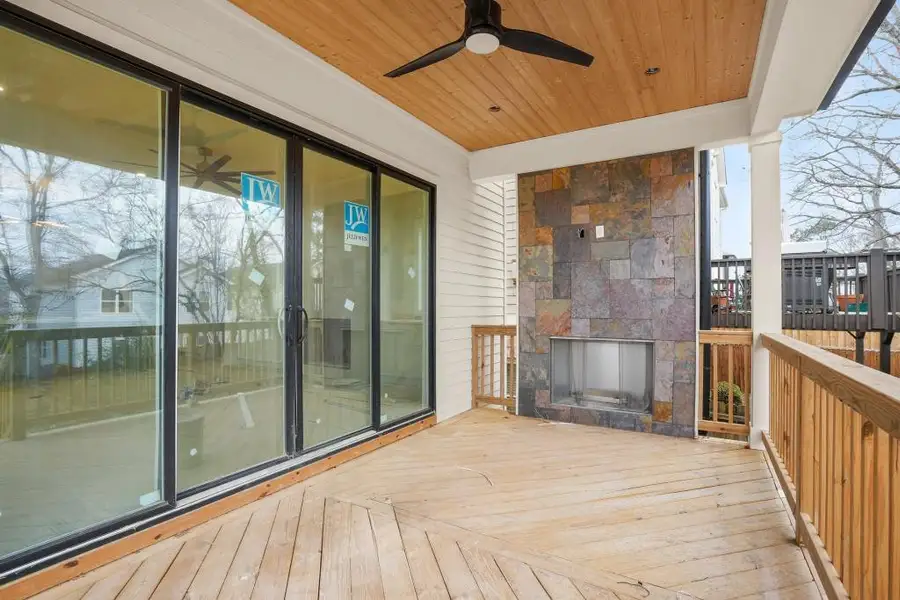 Exterior details and patio area of a home in , Atlanta (Image 4).