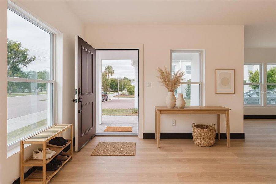 Furnished interior view inside a new home in , St. Petersburg (Image 8). Furnished interior view inside a new home in , St. Petersburg (Image 8).