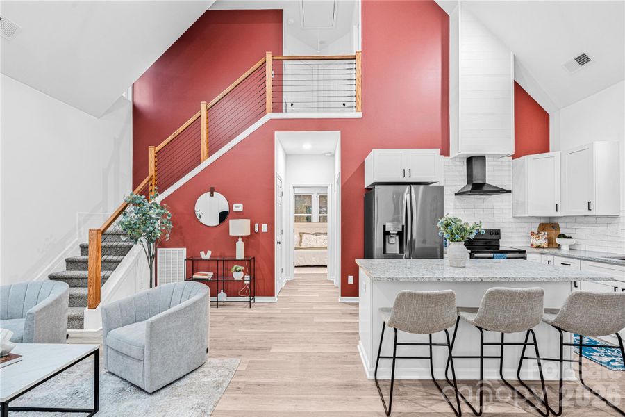 Furnished interior view inside a new home in , Cherryville (Image 18).