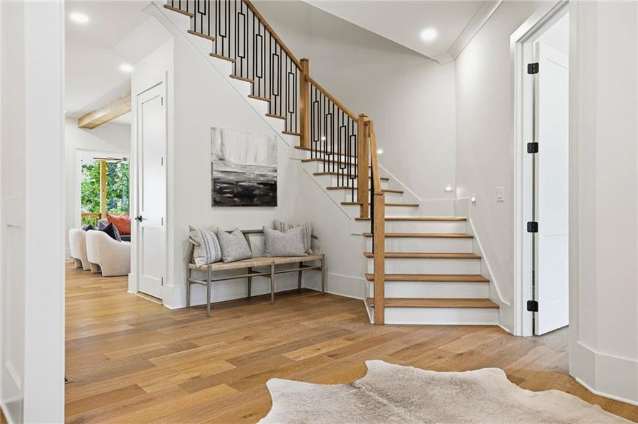 Furnished interior view inside a new home in , Atlanta (Image 42).
