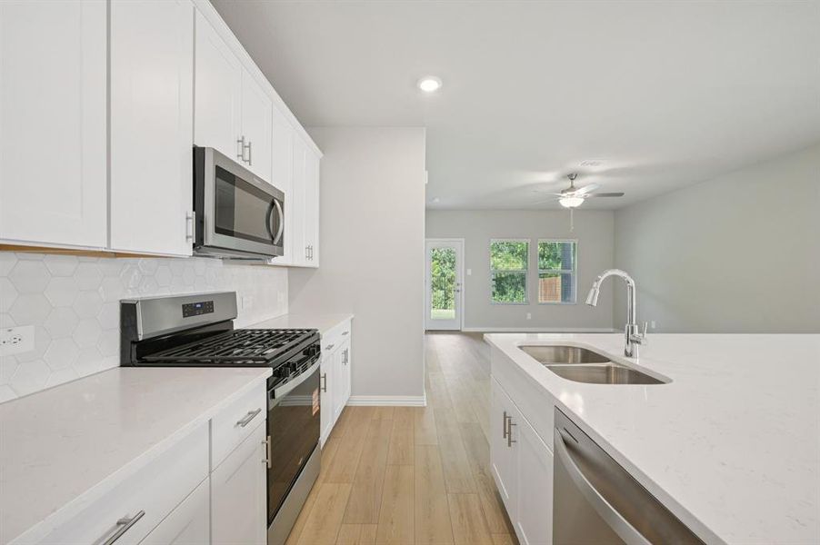 Photo is not of the actual home, but is an inspirational photo of builder’s model home and may depict options, furnishings, and/or decorator features that are not included.