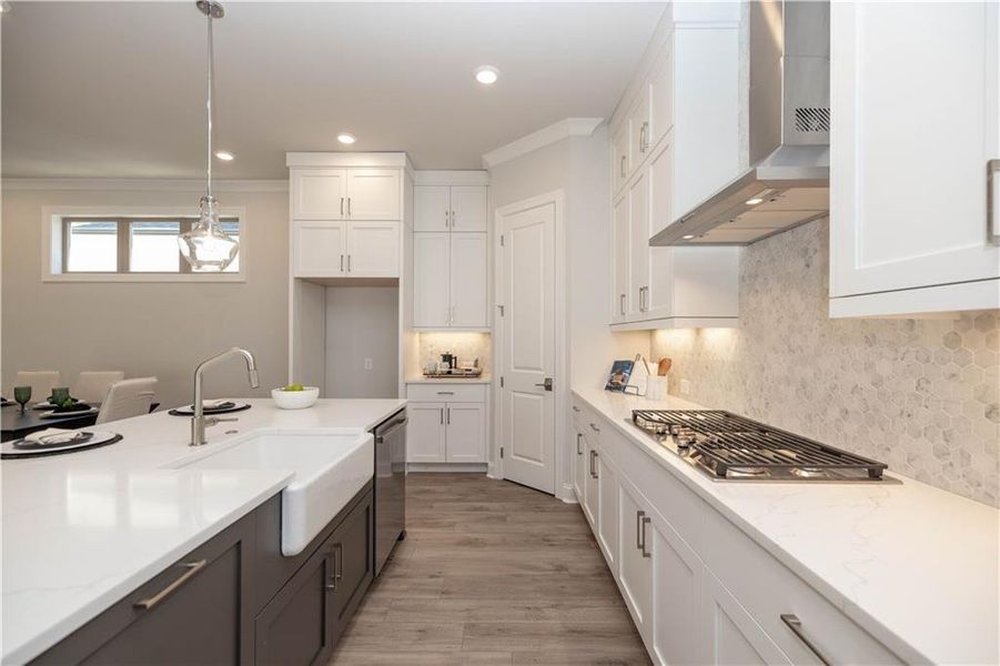Furnished interior view inside a new home in Promenade at Sawnee Village, Cumming (Image 10).