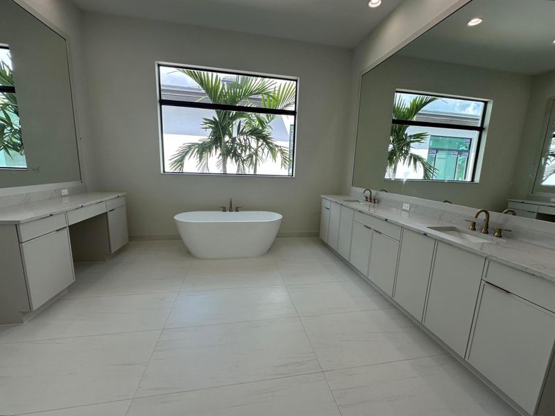 Furnished interior view inside a new home in Coral Isles at Avenir, Palm Beach Gardens (Image 25).