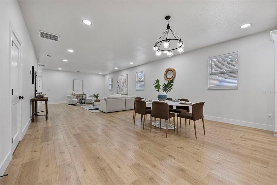 Furnished interior view inside a new home in , Tampa (Image 36).