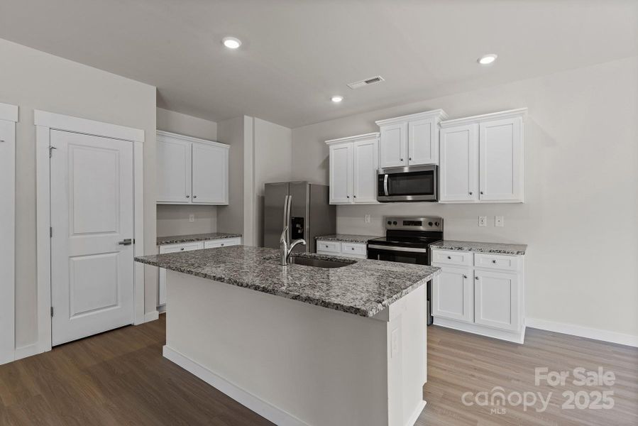 Furnished interior view inside a new home in , Winston-Salem (Image 9).
