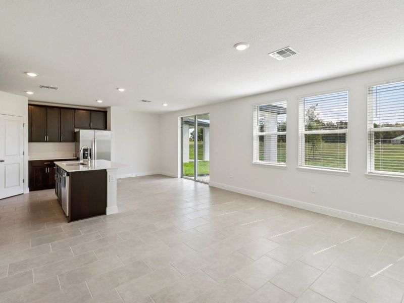 Spacious, unfurnished interior of a new home in The Reserve at Hammock Oaks - Classic Series, Lady Lake (Image 7). Spacious, unfurnished interior of a new home in The Reserve at Hammock Oaks - Classic Series, Lady Lake (Image 7).