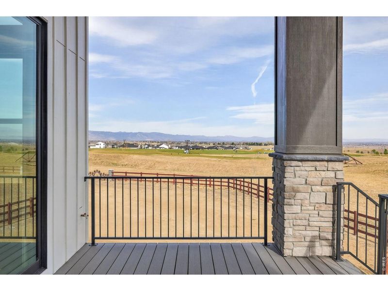 Exterior details and patio area of a home in RainDance, Windsor (Image 4).