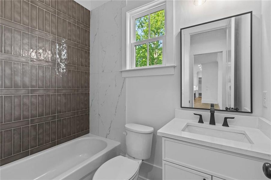 Furnished interior view inside a new home in , Buford (Image 9).